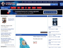 Tablet Screenshot of forbiddenplanet.com