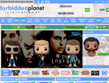 Tablet Screenshot of forbiddenplanet.co.uk